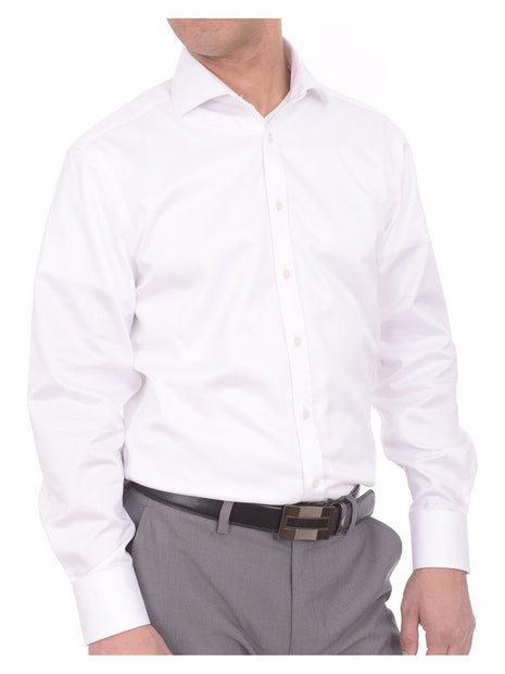 Shop Christopher Morris White French Cuff 100% Cotton Dress Shirt