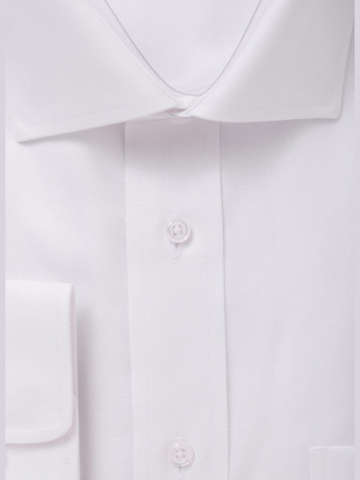 Christopher Morris Bestselling Items Christopher Morris Mens 100% Cotton Solid White Non-Iron Classic Fit Dress Shirt