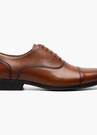Florsheim Boys Postino Cognac Brown Oxford Cap Toe Leather Dress Shoes