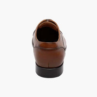 Thumbnail for Florsheim Boys Postino Cognac Brown Oxford Cap Toe Leather Dress Shoes