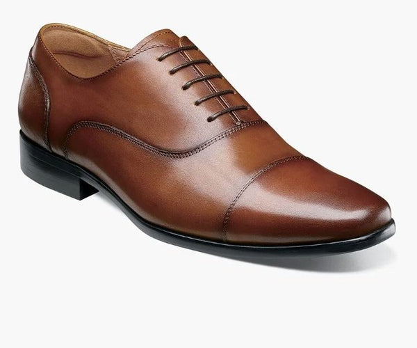 Frodán Leather Men\'s Shoes - Brown Lug Sole Golf Derby Shoes FRODAN EC Cognac | Workwear Style  main image 4