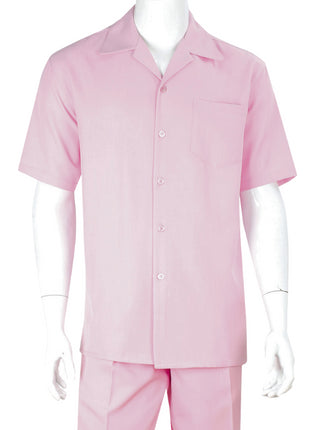 Apollo King Royal Diamond Pink Classic Fit 2 Piece Walking Suit