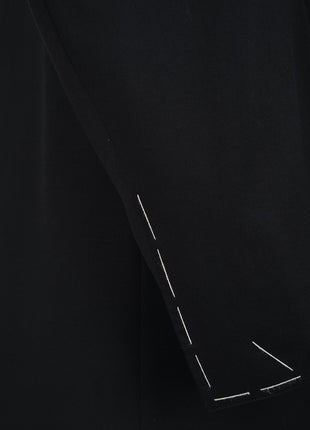 Canali 1934 Mens Solid Black 42L Drop 7 Modern Fit 100% Wool 2 Piece Suit