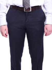 Thumbnail for Canali Mens Navy 38R Drop 7  Slim Fit 100% Wool 2 Piece Suit