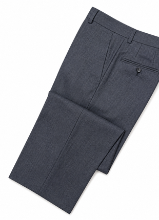 Pal Zileri Mens Gray Micro Check Notch Lapel Classic Fit 2-button Wool Suit - 42L