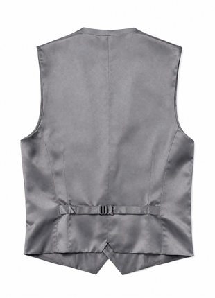 Polo Ralph Lauren Mens Gray Textured Notch Lapel Custom Fit 3-Piece Wool Suit - 40L