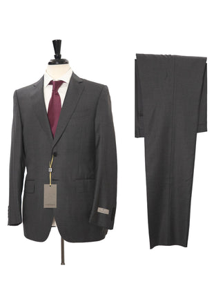 Canali 1934 Mens 40R Drop 8 Charcoal Gray 100% Wool Slim Fit 2 Piece Suit