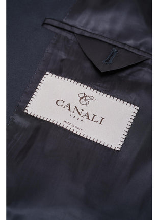 Canali 1934 Mens Solid Navy Blue 44R Drop 7 Modern Fit 100% Wool 2 Piece Suit