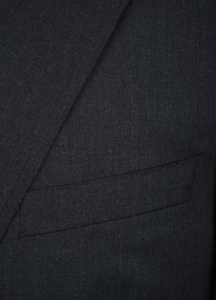 Canali Mens Solid Charcoal Grey 44L Drop 7 Modern Fit 100% Wool 2 Piece Suit