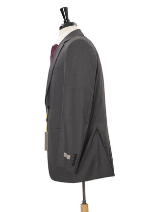 Canali 1934 Mens 40R Drop 8 Charcoal Gray 100% Wool Slim Fit 2 Piece Suit