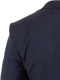 Thumbnail for John Varvatos Half-Canvassed Navy Two Button Wool Blend Suit