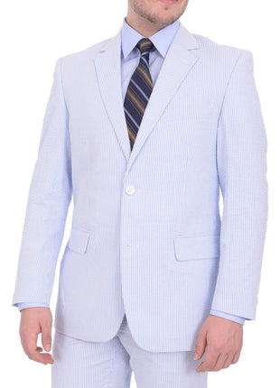 Emigre BLAZERS Emigre Seersucker Blue Blazer