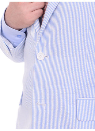 Emigre BLAZERS Emigre Seersucker Blue Blazer