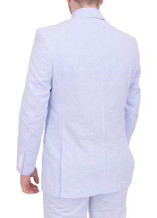 Emigre BLAZERS Emigre Seersucker Blue Blazer