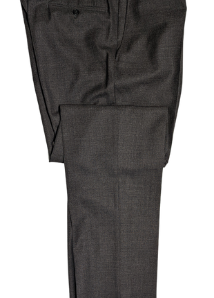 Canali Men's Charcoal Fully-Canvassed 100% Wool Suit 44R