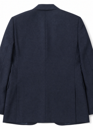 Sartoria Mazara Mens Navy Blue Weave Slim Fit 100% Wool Blazer Sportcoat