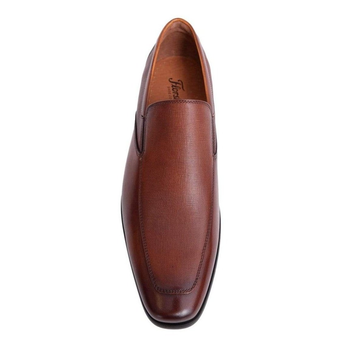 Florsheim Postino Cognac Brown Slip On Leather Dress Shoes