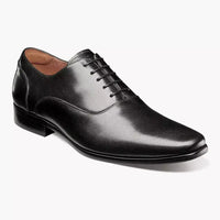 Thumbnail for Florsheim Postino Solid Black Oxford Leather Dress Shoes