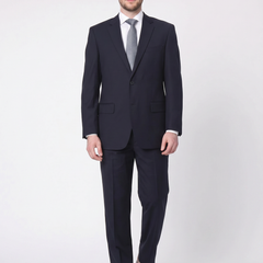 Raphael Classic Fit Solid Navy Blue Two Button Suit - The Suit Depot