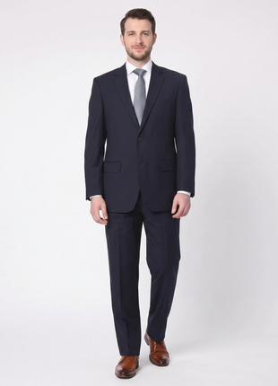 Raphael Classic Fit Solid Navy Blue Two Button Suit - The Suit Depot