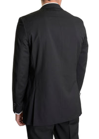 Thumbnail for Giorgio Fiorelli TUXEDOS Mens Regular Fit Solid Black Two Button Tuxedo