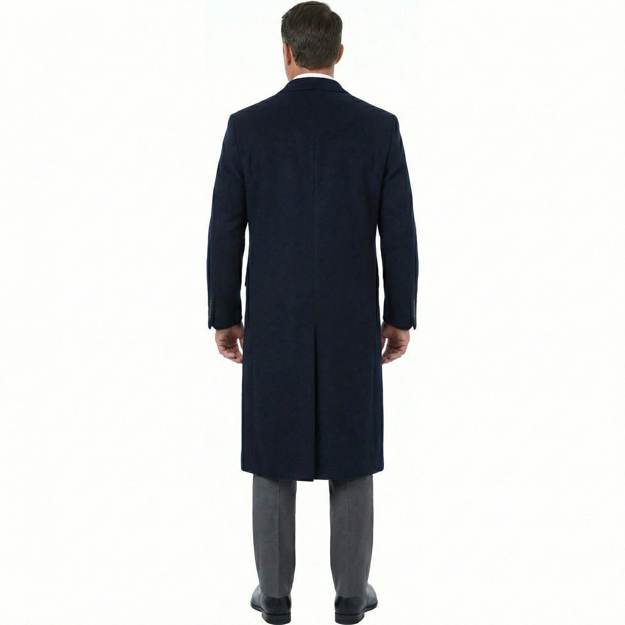 Shop Arthur Black Blue Classic Fit Coat | The Suit Depot Shop Arthur Black Blue Classic Fit Coat | The Suit Depot