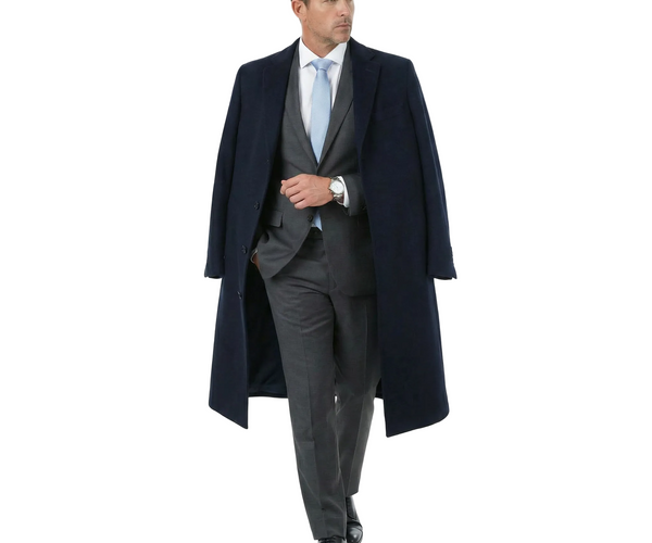 Shop Arthur Black Blue Classic Fit Coat | The Suit Depot