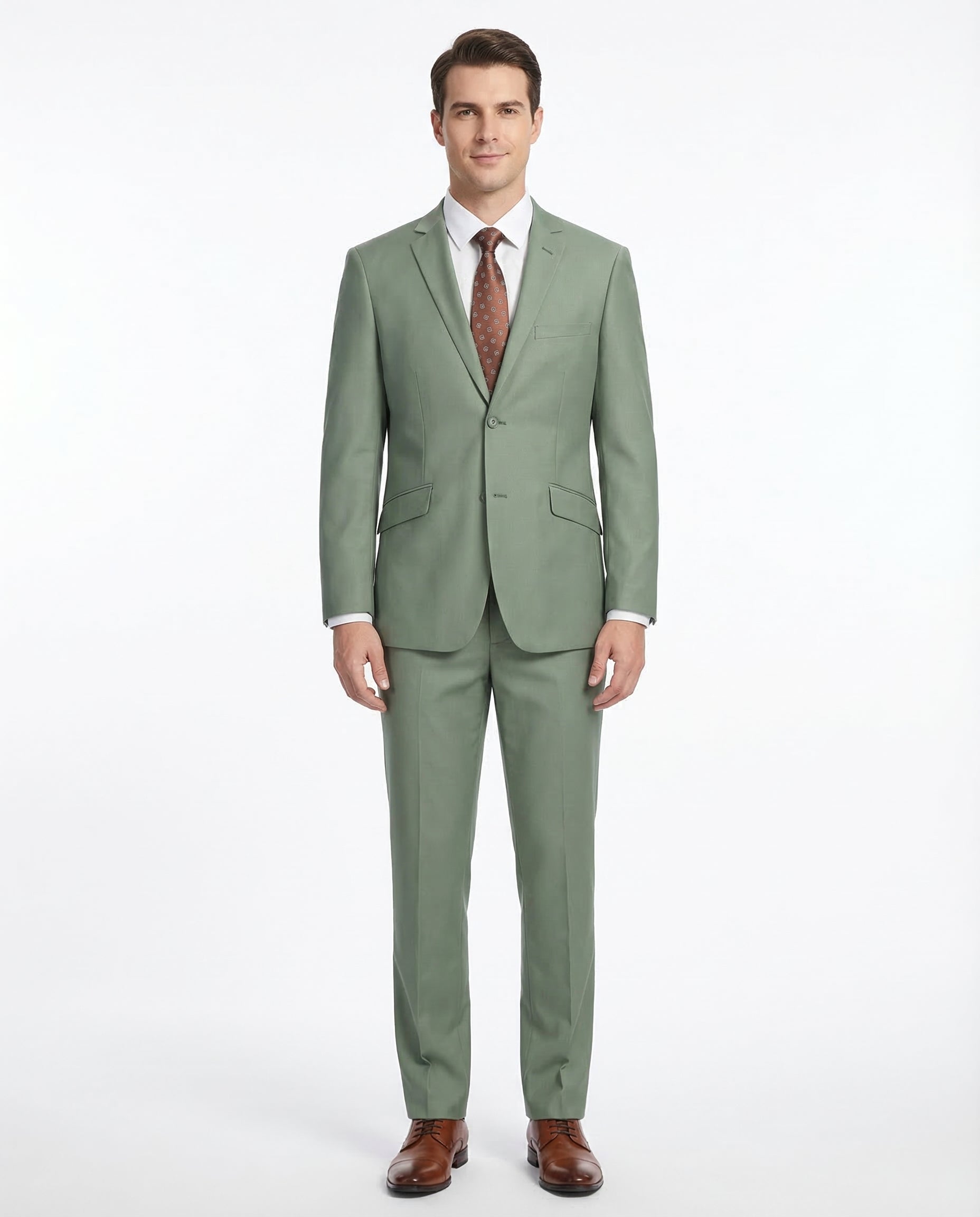 Raphael Mens Solid Sage Green Classic Fit 2 Piece Suit The Suit Depot Raphael Mens Solid Sage Green Classic Fit 2 Piece Suit The Suit Depot
