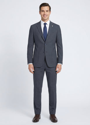 Men's Slim Fit Travel Suit Anti-Microbial/ Nature Stretch/ Wrinkle Resistant - The Suit Depot
