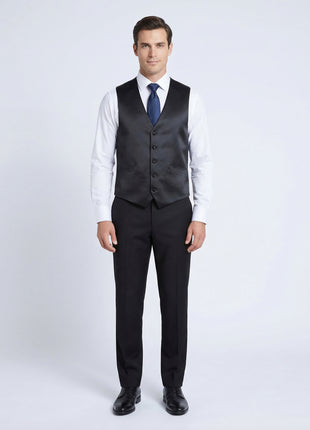 Men's Wedding Suit Classic Fit Satin Vest - The Suit Depot