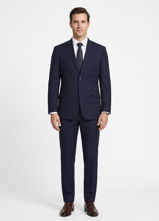 Men's Slim Fit Checked Suits