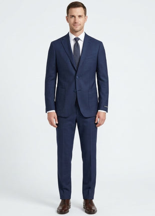 Men's Slim Fit Travel Suit Anti-Microbial/ Nature Stretch/ Wrinkle Resistant - The Suit Depot
