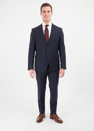 John Varvatos Half-Canvassed Navy Two Button Wool Suit