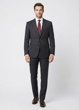 Canali Charcoal Gray Modern Fit Notch Lapel Wool 2-Button Suit 42L
