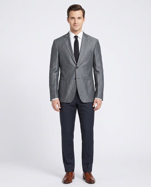 DKNY グレー ジャケット Lサイズ Shop DKNY Gray 100% Linen Blazer | The Suit Depot