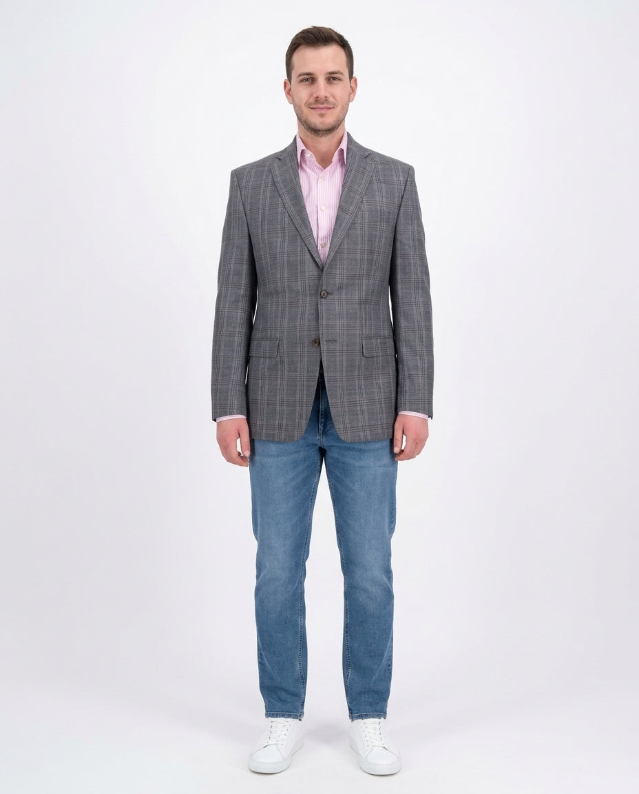 Shop Ralph Lauren Blue 100% Wool Blazer | The Suit Depot