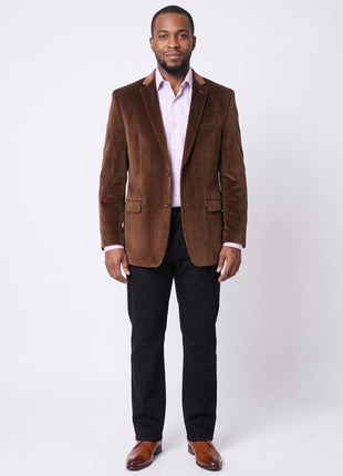 Shop I Uomo Brown 100% Cotton Blazer