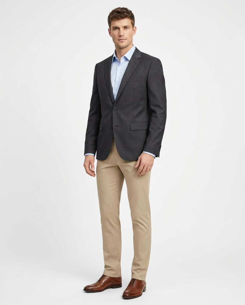 Shop HUGO BOSS Gray 100% Wool Blazer | The Suit Depot Shop HUGO BOSS Gray 100% Wool Blazer | The Suit Depot