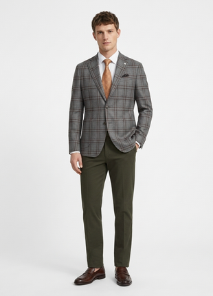 Men's Half Canvas Blazer