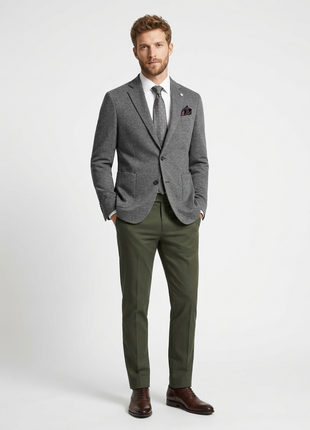 Men's Half Canvas Blazer