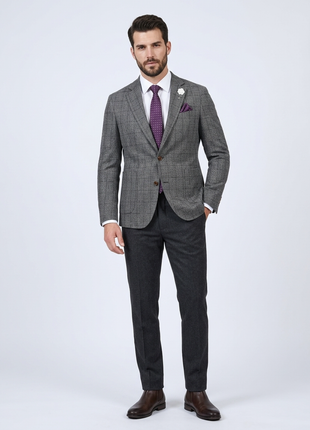 Men's Half Canvas Blazer