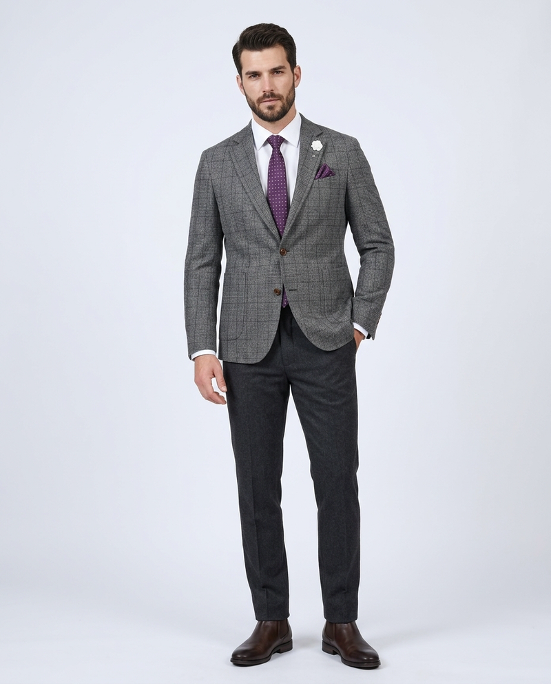 Men's Half Canvas Blazer – The Suit Depot