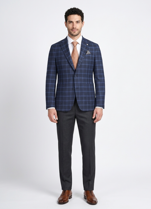 Men's Half Canvas Blazer - The Suit Depot