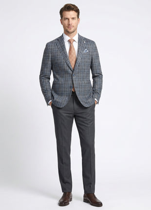 Men's Half Canvas Blazer