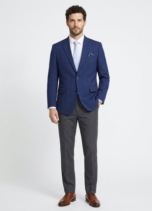 Men's Classic Fit Windowpane Blazer