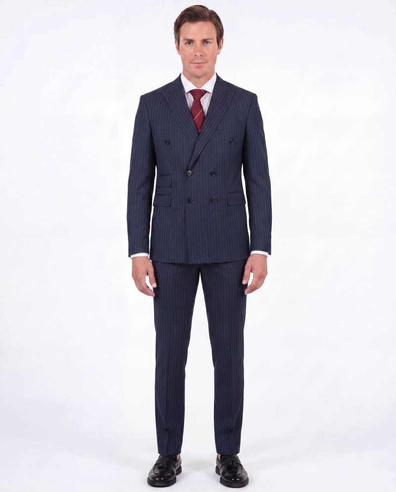Shop Di'nucci Navy 100% Wool Suit | The Suit Depot Shop Di'nucci Navy 100% Wool Suit | The Suit Depot