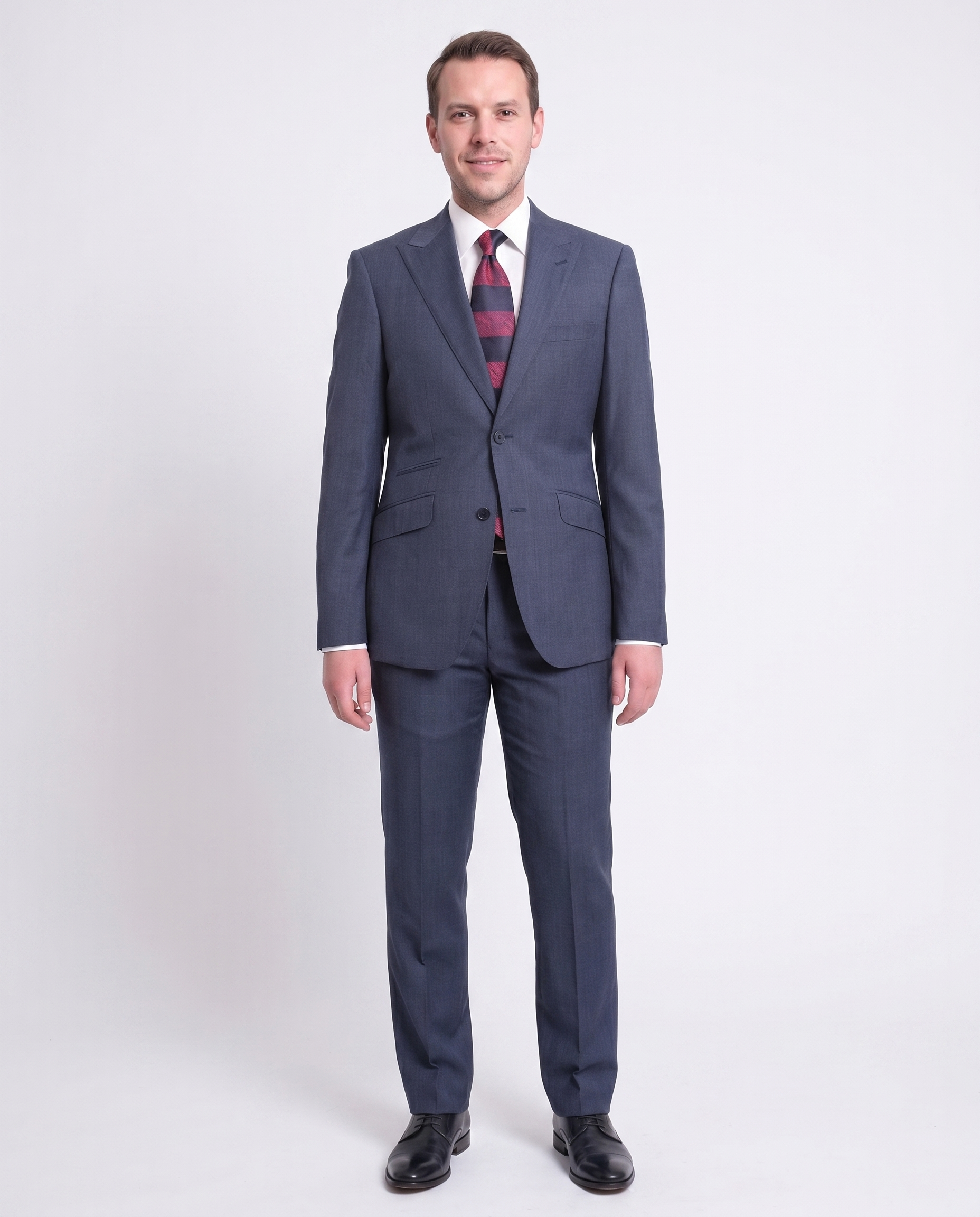 Shop Ideal Blue 100% Wool Suit