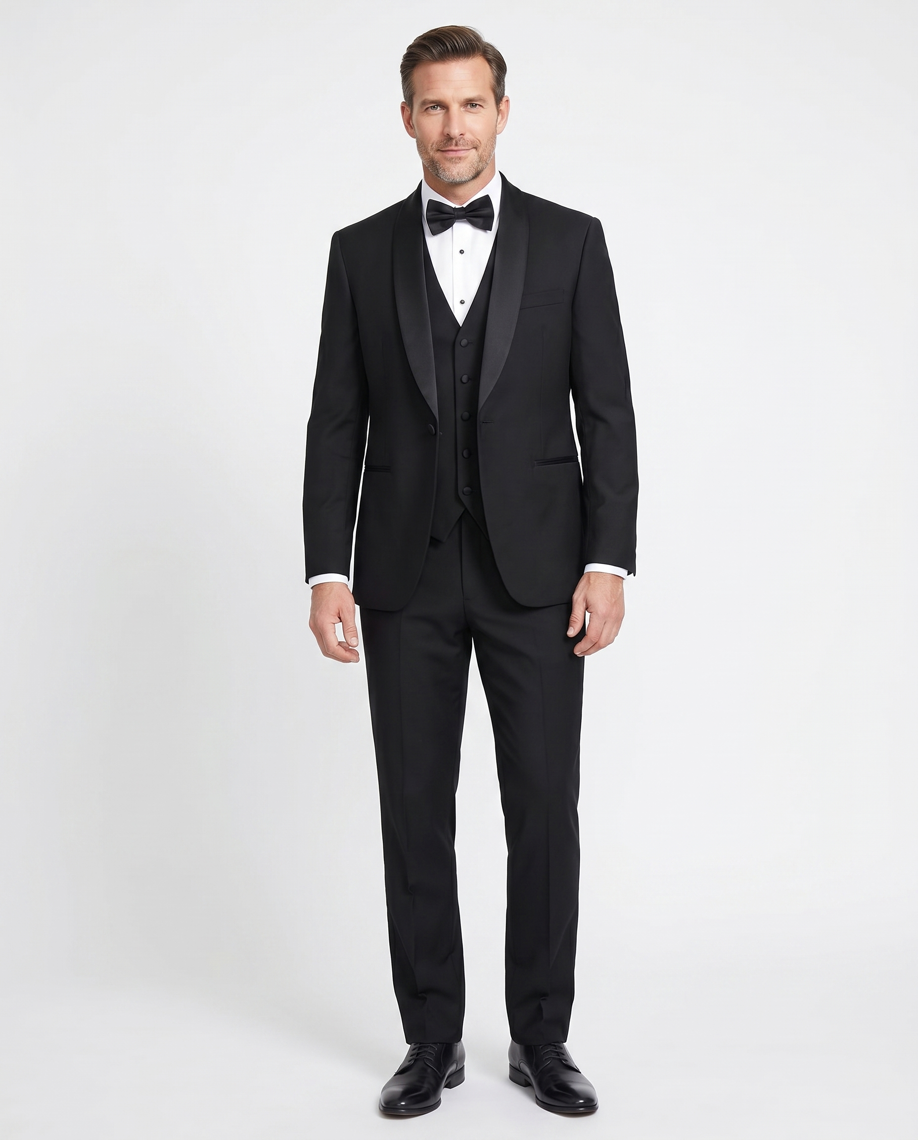 Shop Cemden Black Man Made Material Tuxedo