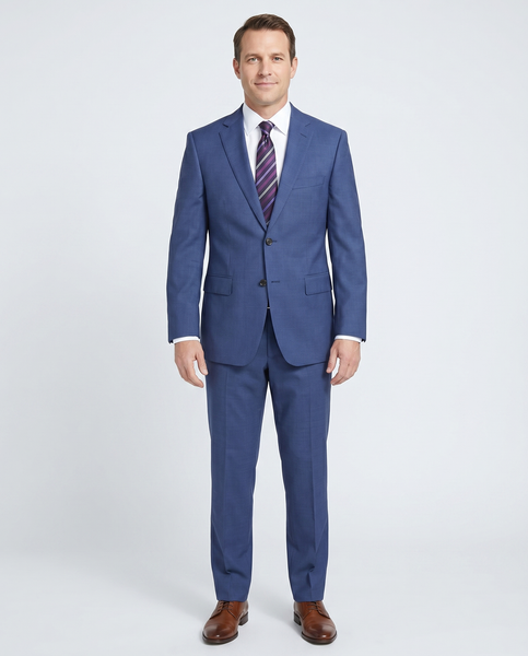 50サイズ✨HUGOBOSS×CANONICO スーツ Super120 紺 Shop HUGO BOSS Blue Wool Suit | The Suit Depot