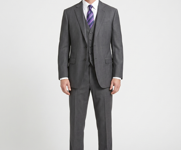 Giorgio Armani グレー ダブルブレスト セットアップスーツ　48 Shop Armani Collezioni Gray Wool Suit | The Suit Depot